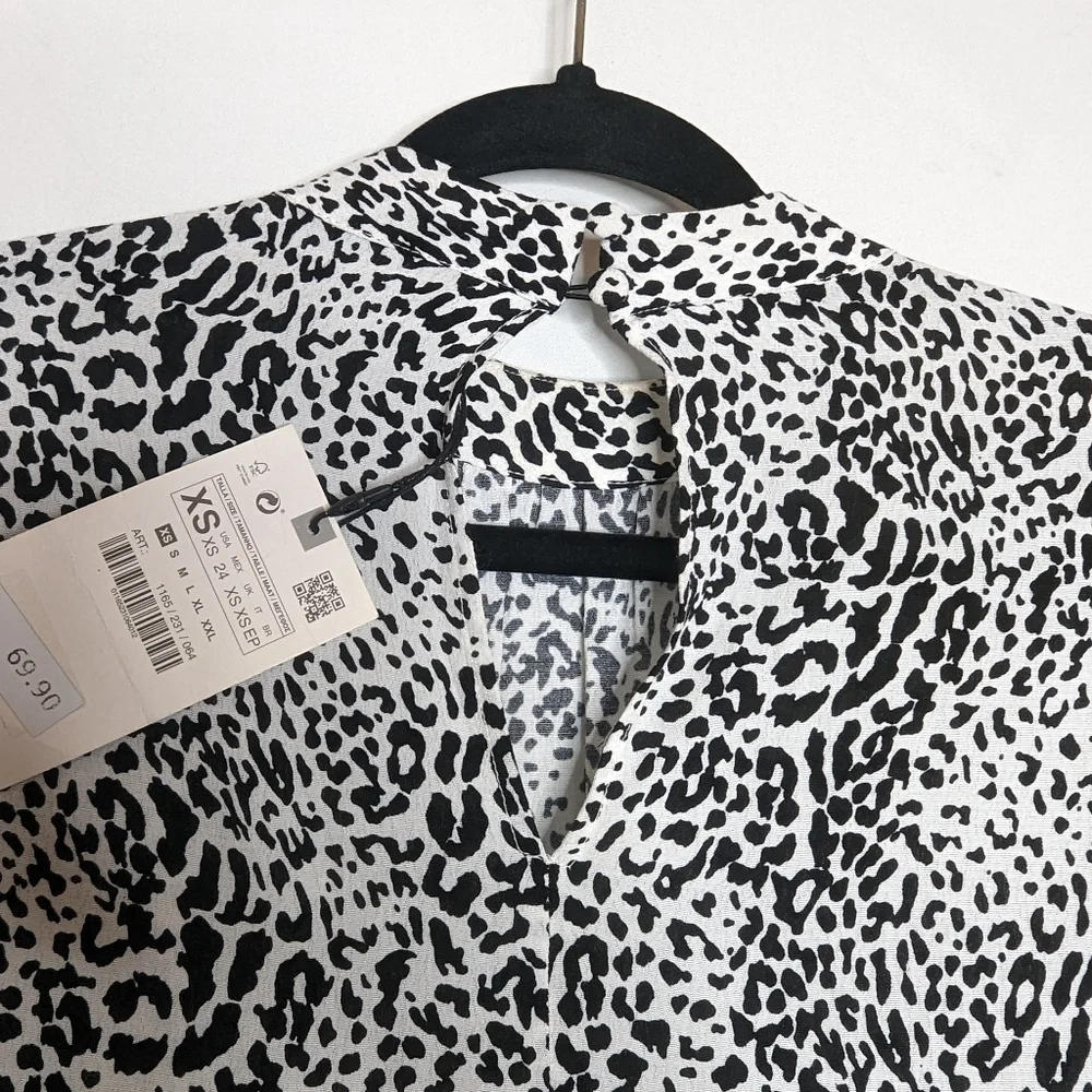 Zara Leopard Print Boho Dress - Picture 7 of 11